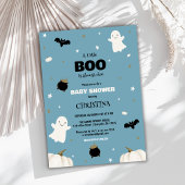 Invitation du Baby shower d'Halloween Little Boo G