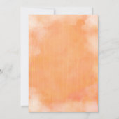 Invitation du Baby shower d'Halloween rose-a-Boo (Dos)