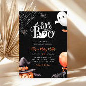 Invitation du Baby shower Éffrayant Little Boo Gho