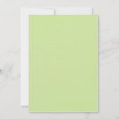Invitation du Baby shower Fox (Dos)