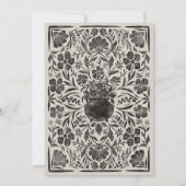 Invitation du Baby shower Little Boo Halloween (Dos)