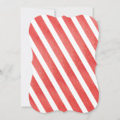 Invitation du Baby shower Little Man Gingerbread (Dos)