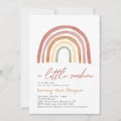 Invitation du Baby shower Little Sunshine (Devant)