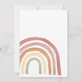 Invitation du Baby shower Little Sunshine (Dos)