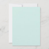 Invitation du Baby shower nuage de pluie (Dos)