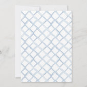 Invitation du Baby shower Preppy Puppy Chig Crest (Dos)