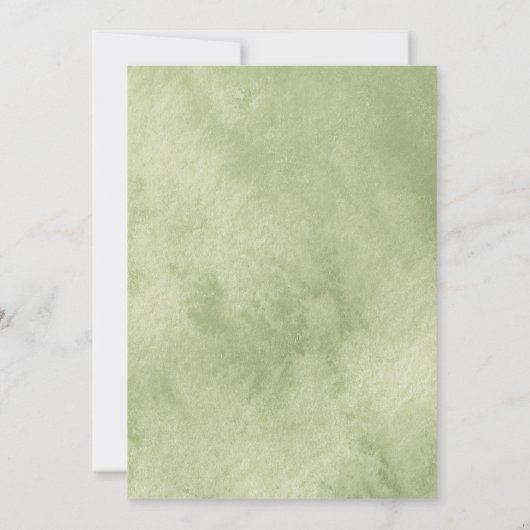 Invitation du Baby shower Sloth (Dos)