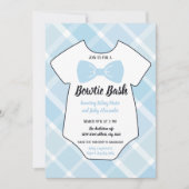 Invitation du Baby shower Sud Bowtie Bash (Devant)
