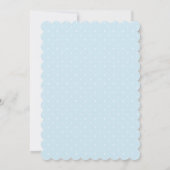 Invitation du Baby shower Teddy Bear (Dos)