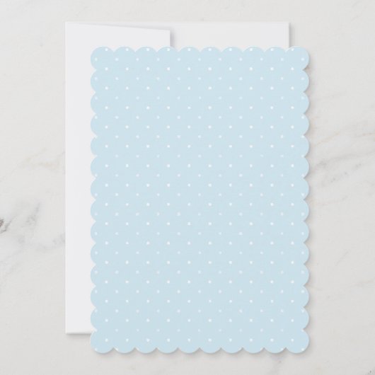 Invitation du Baby shower Teddy Bear (Dos)