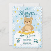 Invitation du Baby shower Teddy Bear (Devant)