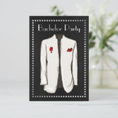 Invitation du baccalauréat en tableau blanc Tuxedo (Debout devant)