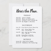 Invitation du Bachelor/Bachelorette Party (Dos)