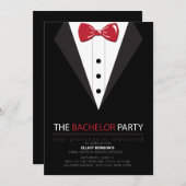 Invitation du Bachelor Party (Devant / Derrière)