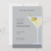 Invitation du Bachelor Party (Devant)