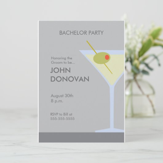 Invitation du Bachelor Party (Debout devant)