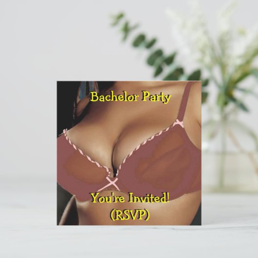 Invitation du Bachelor Party (Debout devant)
