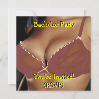 Invitation du Bachelor Party