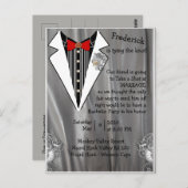 Invitation du Bachelor Party (Devant / Derrière)