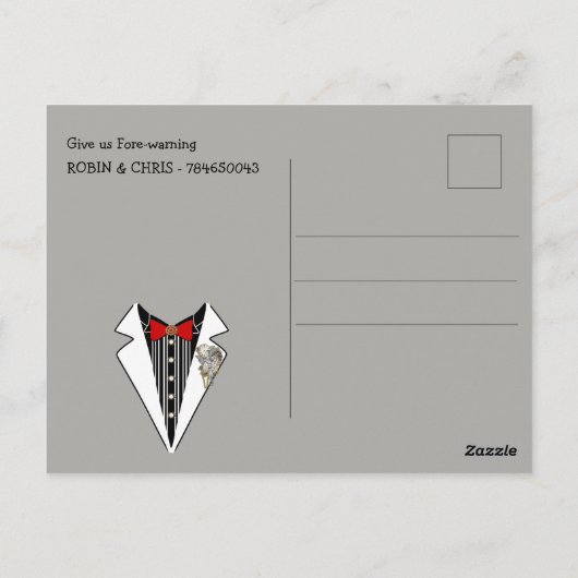 Invitation du Bachelor Party (Dos)