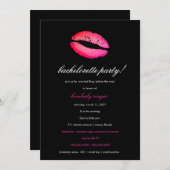 Invitation du Bachelorette Lingerie Party (Devant / Derrière)