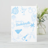 Invitation du Bachelorette Party (Debout devant)