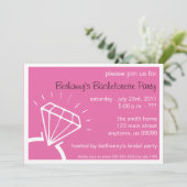 Invitation du Bachelorette Party (Diamond Ring Dar (Debout devant)