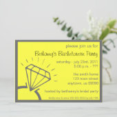 Invitation du Bachelorette Party (Diamond Ring Yel (Debout devant)