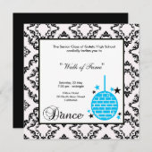 Invitation du bal de fin d'année (Devant / Derrière)