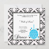 Invitation du bal de fin d'année (Devant)