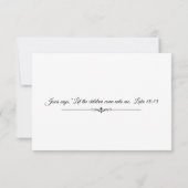 Invitation du baptême catholique (Dos)