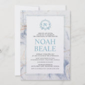 Invitation du baptême de marbre (Devant)