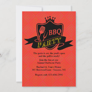 Invitation du barbecue