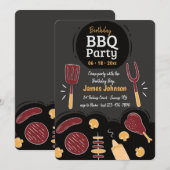 Invitation du barbecue (Devant / Derrière)