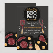 Invitation du barbecue (Devant / Derrière)