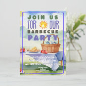 Invitation du Barbecue Bbq (Debout devant)