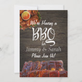 Invitation du barbecue Fiançailles mariage (Devant)