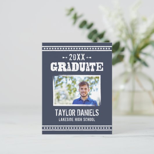 Invitation du barbecue Rustique | Couleurs modifia (Debout devant)