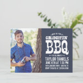 Invitation du barbecue Rustique | Couleurs modifia (Debout devant)