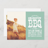 Invitation du barbecue Rustique | Couleurs modifia (Devant / Derrière)