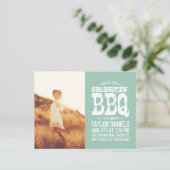 Invitation du barbecue Rustique | Couleurs modifia (Debout devant)