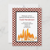 Invitation du Barbeque Party (Devant)