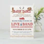 Invitation du Barn Dance Party | Rodeo Cowboy Part (Debout devant)
