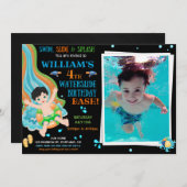 Invitation du bassin d'invitation à l'anniversaire (Devant / Derrière)