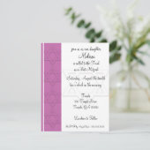 Invitation du bat mitzvah (Debout devant)