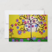 Invitation du Bat mitzvah de barre (Dos)