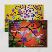 Invitation du Bat mitzvah de barre (Devant / Derrière)