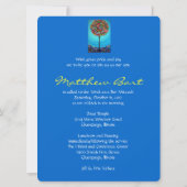 Invitation du Bat mitzvah de barre (Dos)