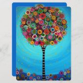 Invitation du Bat mitzvah de barre (Devant / Derrière)