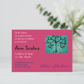 Invitation du Bat mitzvah de barre (Debout devant)